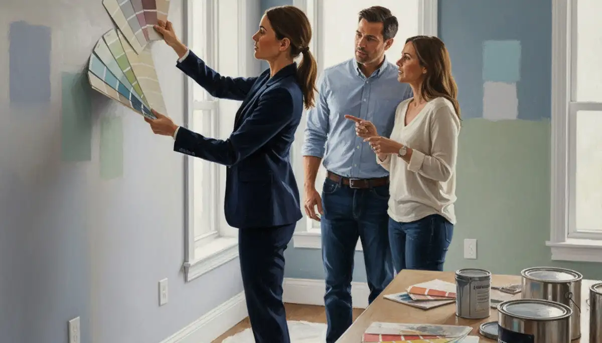 Madison, WI painters offering color consultation for home paint palettes and finish selection