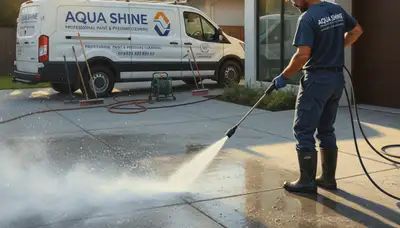 Madison, WI concrete pressure cleaning for driveways, patios, and walkways by Madison Paint Pros