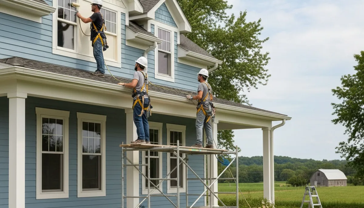 Madison, WI painting contractor team serving homes and businesses with professional interior and exterior painting