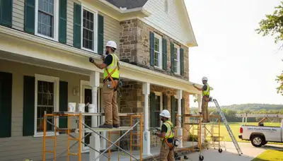 Madison, WI painting contractor team providing professional interior and exterior painting services