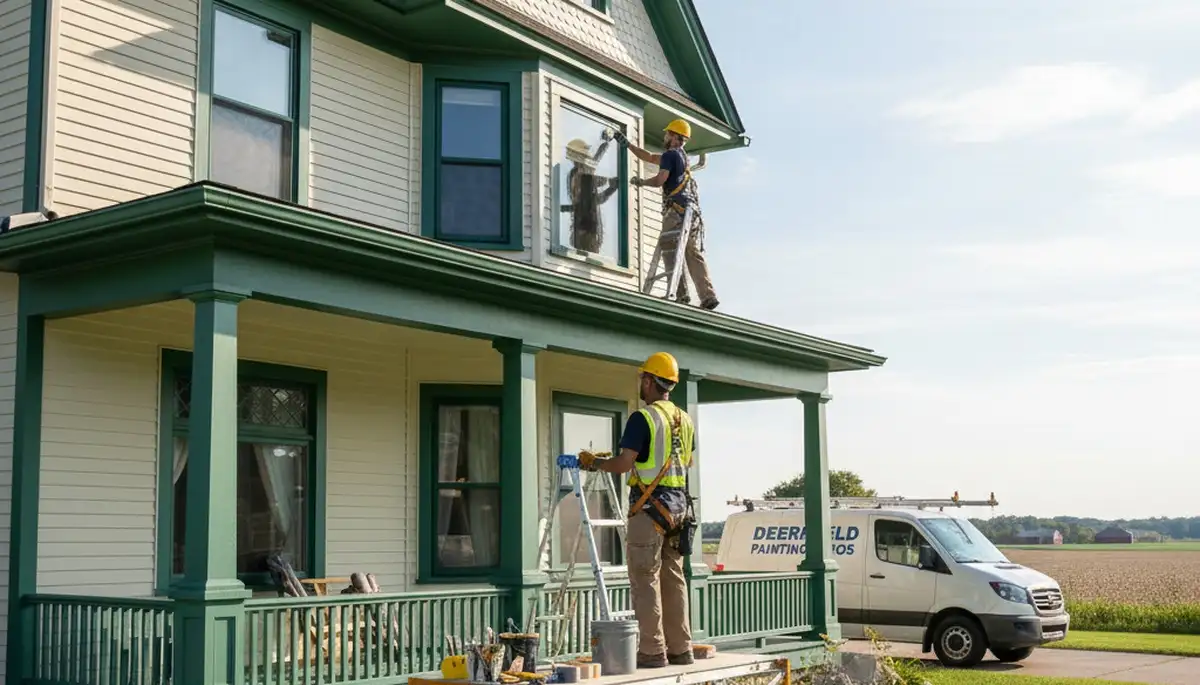 Madison, WI painting contractor providing professional interior and exterior house painting services