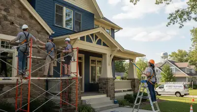 Madison, WI painting contractor serving homes and businesses with professional interior and exterior painting