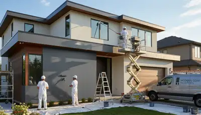 Exterior house painting in Madison, WI by Madison Paint Pros for durable curb appeal