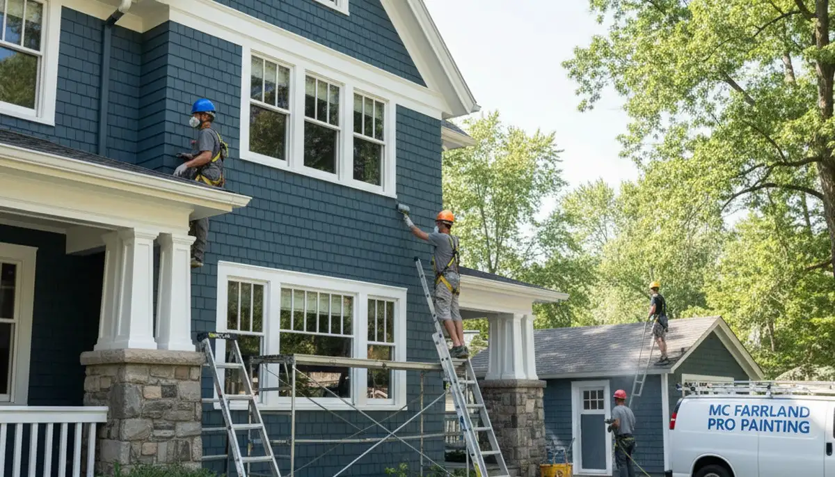 Madison, WI painting contractor team providing residential and commercial interior painting services