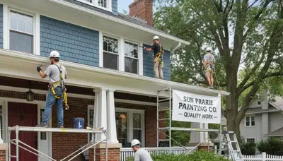 Painting company service area in Madison, WI for residential and commercial projects