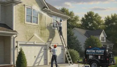 Vinyl siding pressure cleaning service in Madison, WI removes mold, mildew, and grime